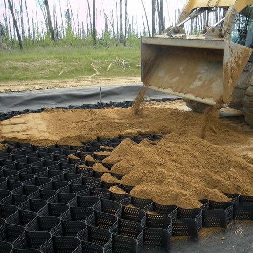 Георешетка для стабилизации полов - ENVIROGRID - Midwest Construction Products - антиэрозионная
