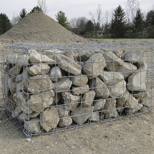 Габион для контроля коррозии - WELDED WIRE - Midwest Construction Products - настенный / из стали