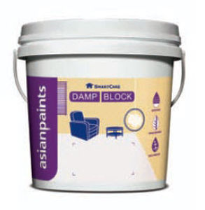 Штукатурка для интерьера - DAMP BLOCK  - ASIAN PAINTS - на основе цемента / имитация цветного бетона