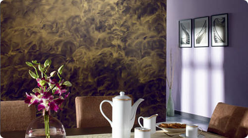 Декоративная краска - COLORWASH - ASIAN PAINTS - внутренняя / для стены / металлизированный эффект