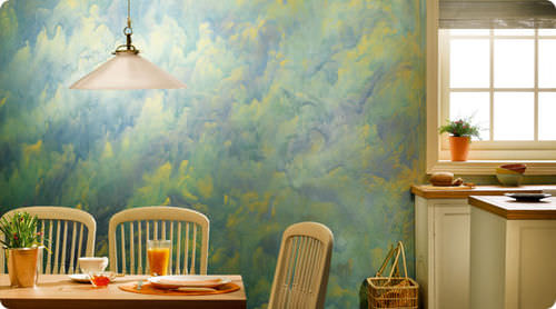 Декоративная краска - CANVAS - ASIAN PAINTS - внутренняя / для стены / металлизированный эффект