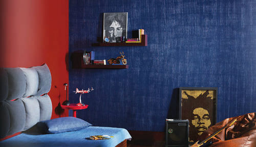 Декоративная краска - DENIM - ASIAN PAINTS - внутренняя / для стены / с эффектами