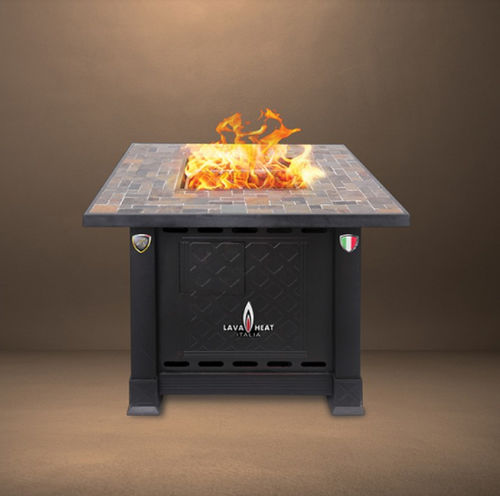 Газовая садовая жаровня - VOLTERRA - Lava Heat Italia - из стали