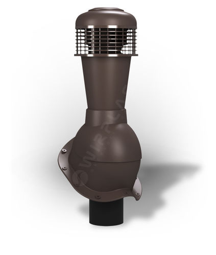 Скатный вентилятор для крыши - WIROVENT® PERFEKTA DN 110 : K50 - Wirplastexpo s.c. - из металла / для бытового использования