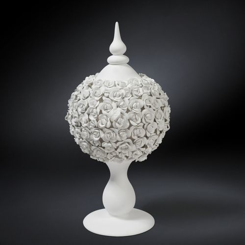 Корзина для фруктов из керамики - SPHERE COCO CAMELLIAS - VGnewtrend
