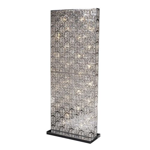 Напольная лампа - ARABESQUE SEPARE' - VGnewtrend - из сетки из нержавеющей стали / из полированного металла / из кристалла