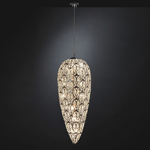 Подвесная лампа - ARABESQUE SMALL SENSATION - VGnewtrend - из нержавеющей стали / из кристалла / уникальный дизайн
