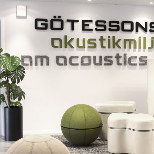 Акустическая панель для стены - SOUND OFF LETTERS - Götessons - из губки / из полиэстера / 3D
