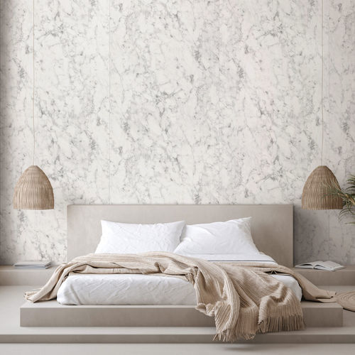 Декоративная панель для настила - DM MARBLE WHITE NATURE - SIBU DESIGN - настенная / из долговечных материалов / легкая