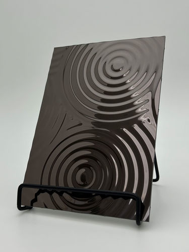 Декоративная панель из ПЭТФ - SL TARGET Anthracite AR - SIBU DESIGN - из полистирола / для внутренней компоновки / текстурированный