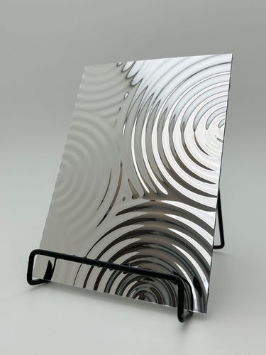 Декоративная панель из ПЭТФ - SL TARGET SILVER - SIBU DESIGN - из полистирола / для потолков / текстурированный