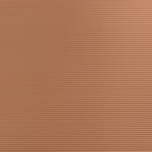 Металлическая панель для мебели - SL WAVE 12 Copper brushed AR - SIBU DESIGN - для подвесных потолков / настенная / для стены