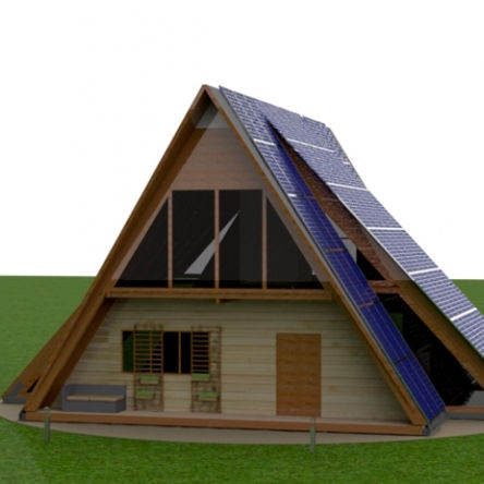 Сборный дом - ECODOMUS - Ades - экологический / современный / двухэтажный