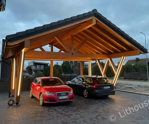 Навес для автомобиля для парковки - Luxury - Namas B.V. - для общественных мест / по индивидуальному заказу / персонализированный