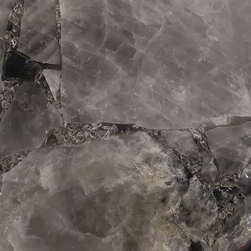 Плита из камня из полудрагоценного камня - SMOKY QUARTZ - Nikolaus Bagnara S.p.A. - для внутренней компоновки / полированная / серая