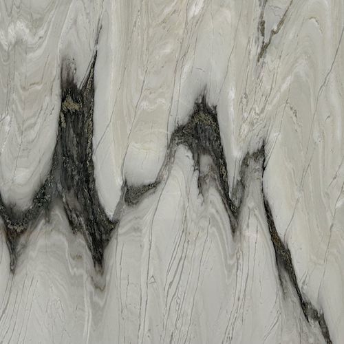 Плита из камня из мрамора - CIPOLLINO RENOIR - Nikolaus Bagnara S.p.A. - для напольной поверхности / имитация мрамора / белая