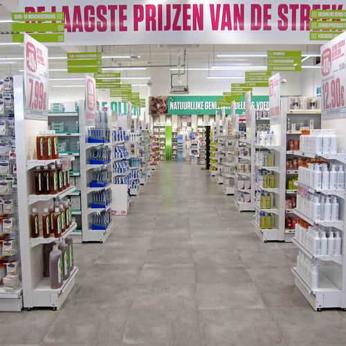 Стеллаж для торговли - PHARMACY - Gondella - для медицинского использования / для товаров / металлический
