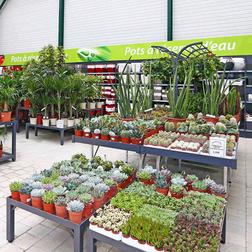 Выставочный стенд-витрина для растений - GARDEN CENTRES - Gondella - настенный / из металла / на стол