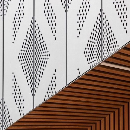 Облицовка фасада из цинка - Special perforated designs - ASTURIANA DE LAMINADOS - панельная / вертикальная / текстурированная