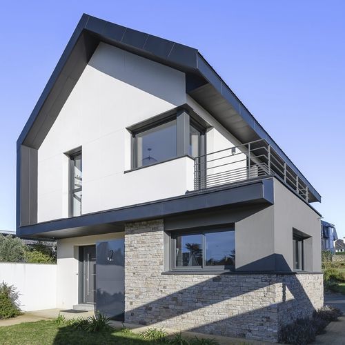 Листовое железо из цинка - elZinc LAVA&reg; - ASTURIANA DE LAMINADOS - патинированное / серое / в рулонах