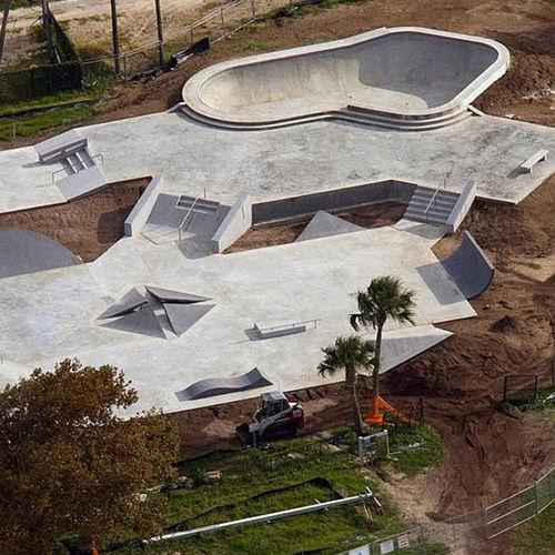Скейтпарк из бетона - BETHUNE POINT - Spohn Ranch Skateparks