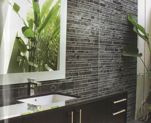 Облицовочная пластина из натурального камня - LINEAR INTERLOCK - NEMO TILE - внутренняя