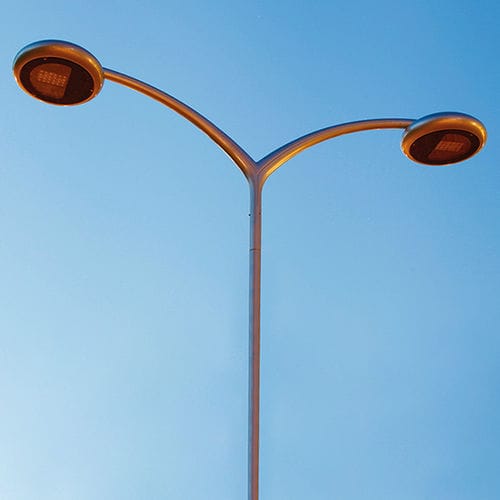 Городской фонарный столб - S.XXI - Setga - классический / из стекла / LED