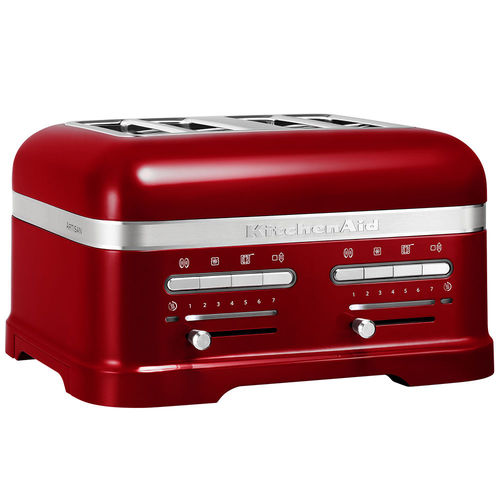 Тостер 4 ломтика - 5KMT4205ECA - Kitchenaid France - красный