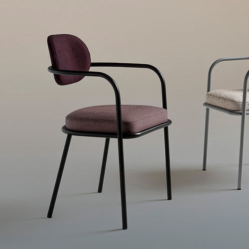 Современный cтул - Ula - My Home Collection - для интерьера / из ткани / с основанием из окрашенной стали