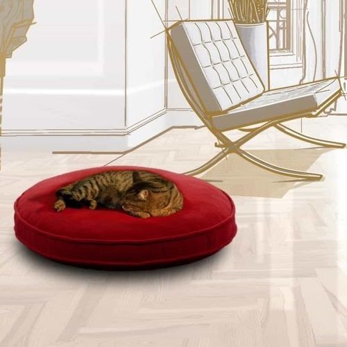 Подушка для домашних животных (собак и кошек) - UNI - pet.interiors - круглая / однотонная / для бытового использования