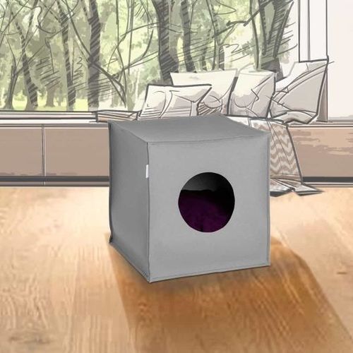 Домик для кошки из фетра - MOOD - pet.interiors - из хлопка / из шерсти / из бархата