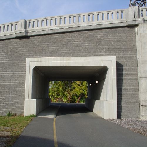 Туннель с секциями из железобетона - AMTRAK STATION - The Fort Miller Co.
