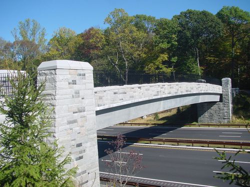 Мост из железобетона - TACONIC STATE PARKWAY - The Fort Miller Co. - с балками / пешеходный / сборный