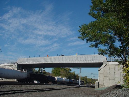 Мост из предварительно подготовленного бетона - ROUTE 159 - The Fort Miller Co. - из предварительно напряженного бетона / с балками / дорожный