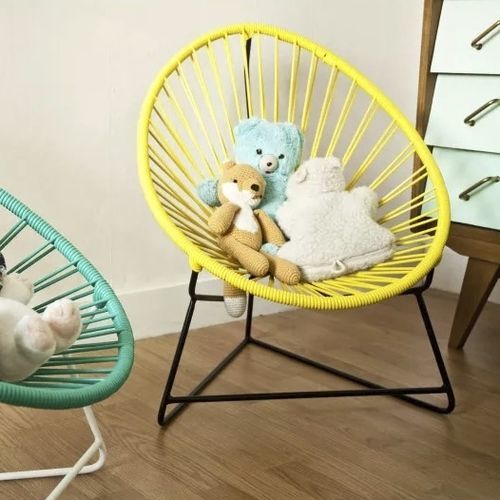 Современное кресло - Kids Acapulco - BOQA - из льна / из кожи / из ПВХ
