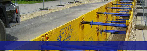 Крепление стенок раскопок из стали - 100 - SBH Tiefbautechnik