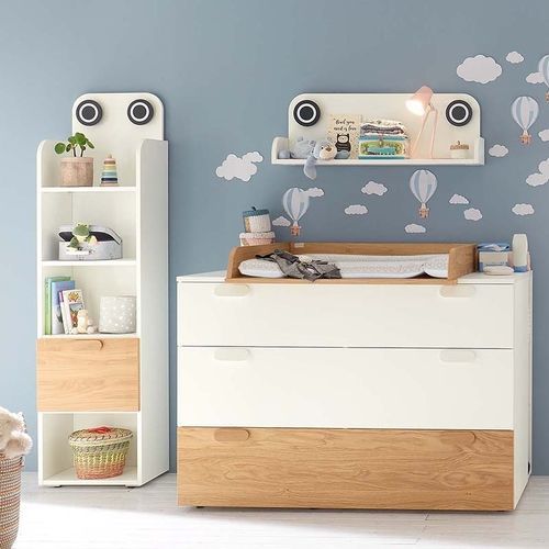 Современный комод - MINIMO - NOW! By Hülsta - из лакированной древесины / из натурального дуба / прямоугольный