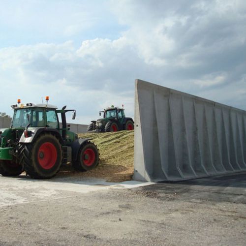 Стена из бетона - PRECAST STORAGE BINS - Paver - сборная / для фундамента