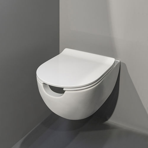 Подвесной унитаз - AP115S - FLAMINIA - из керамики / для общественных санитарных помещений / для профессионального использования