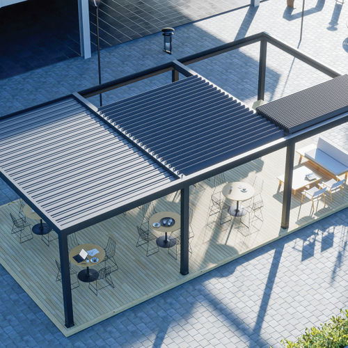 Самонесущая пергола - SKYMAX - PERGOLA AS - из алюминия / из нержавеющей стали / со сдвижной крышей