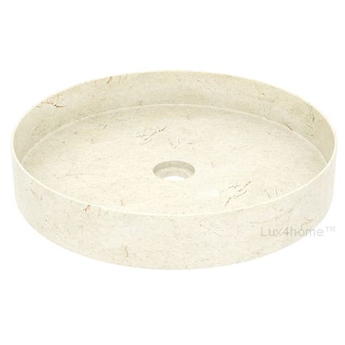 Настольная раковина - PURO M - Lux4home™ - из мрамора / круглая / без отверстия