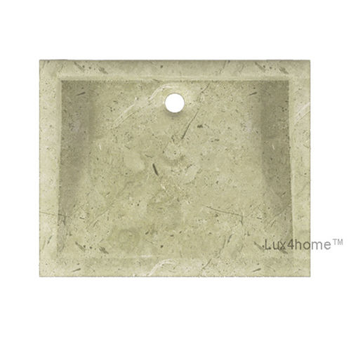 Настольная раковина - THOLUS - Lux4home™ - из мрамора / из оникса / прямоугольная