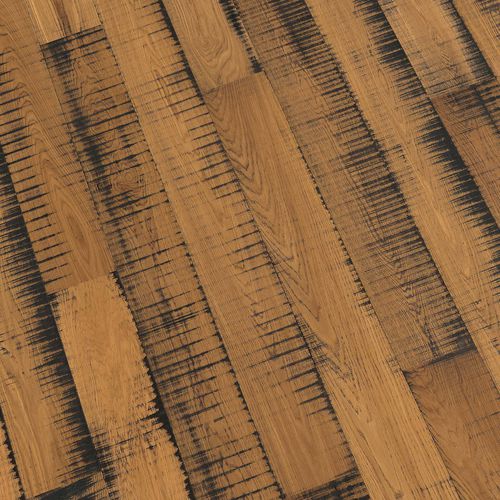 Паркет из паркетной доски - D.07 - Dennebos Flooring - «венгерская елка» / под старину / приклеиваемый