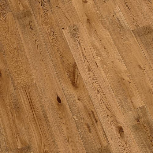 Паркет из паркетной доски - N.05 - Dennebos Flooring - «венгерская елка» / под старину / приклеиваемый