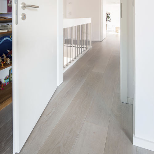 Паркет из паркетной доски - G.09 - Dennebos Flooring - из дуба / «венгерская елка» / промасленный