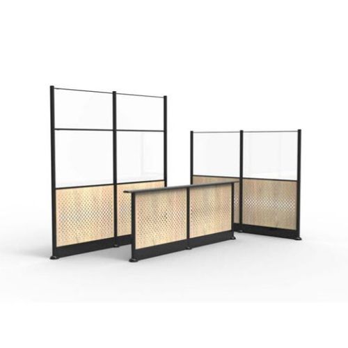 Неподвижная перегородка - ELEGANCE - ITAB Shop Concept AB  - из металла / для профессионального использования