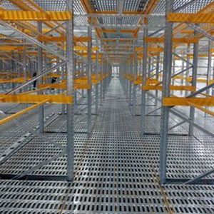 Стеллаж для хранения - MEZZANINE - Rafeks RAF Sistemleri Imalat Sanayi ve Ticaret Ltd. Sti  - промышленный / для средних нагрузок / с ручным приводом