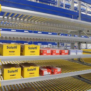 Стеллаж для хранения - FLOW  - Rafeks RAF Sistemleri Imalat Sanayi ve Ticaret Ltd. Sti  - промышленный / для легкого груза / с ручным приводом