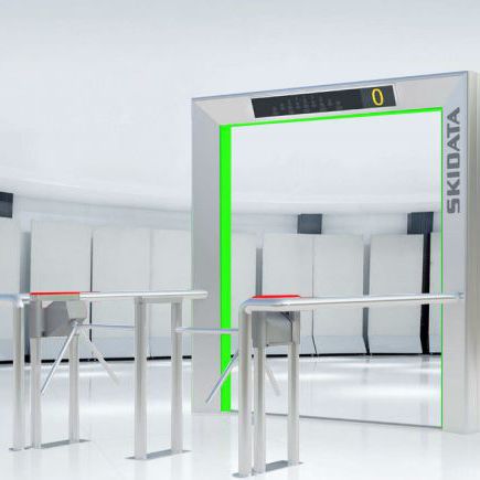 Турникет средняя высота - EASYBOARDING.GATE - SKIDATA - для автоматического контроля доступа / для общественных учреждений