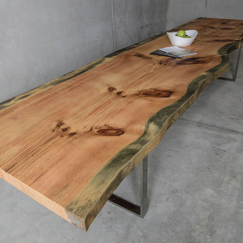 Современный стол для конференций - SUN WOOD KONFERENZTISCH - EASTERN PINE - SUN WOOD by Stainer - из дерева / из металла / прямоугольный
